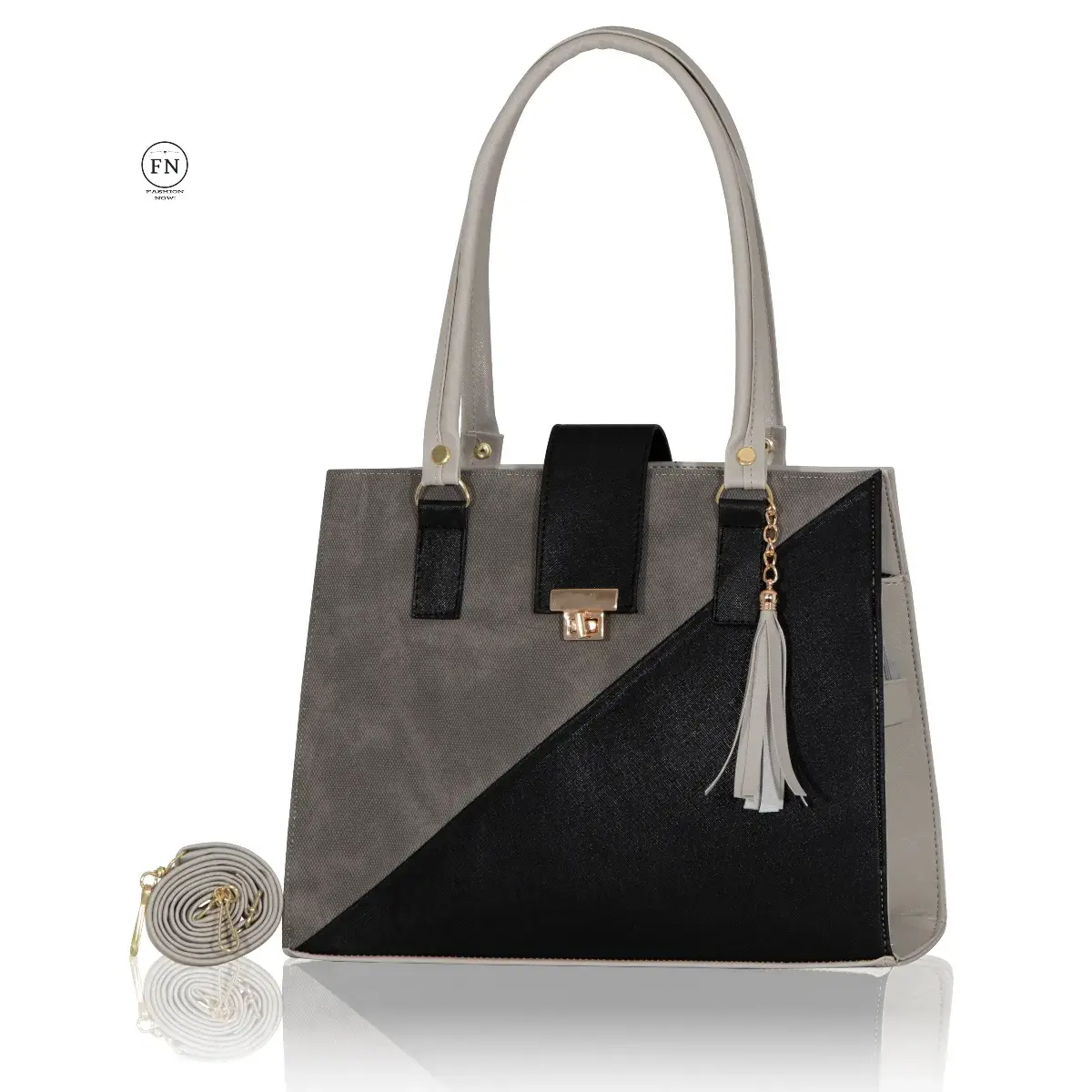 Bolsa BRENDA – Diseño moderno con contraste sofisticado - Imagen 9