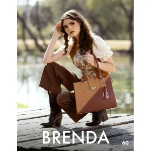 Bolsa BRENDA – Diseño moderno con contraste sofisticado