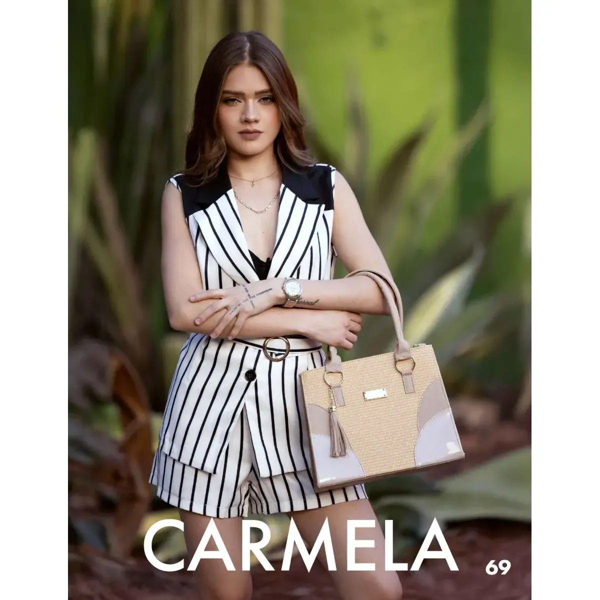 Bolsa CARMELA - Elegancia estructurada con máxima funcionalidad