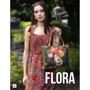 Bolsa Artesanal  Yute Flora