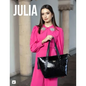 Bolsa Charol estilo Croco Julia