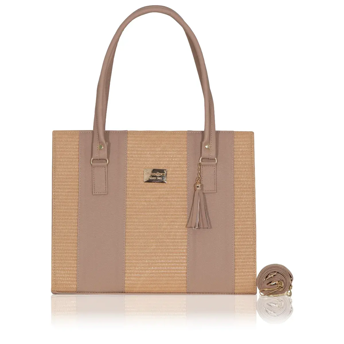 Estelle Bolsa Mexicana de Yute Elegante Gran Capacidad 2 Estelle Bolsa Mexicana de Yute Elegante Gran Capacidad - Imagen 2