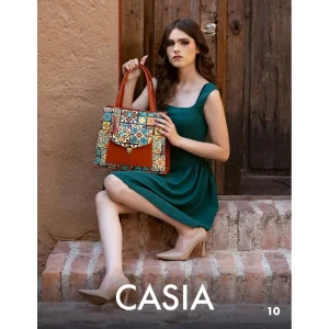 Casia Bolsa Mexicana de Yute Bonita y Resistente