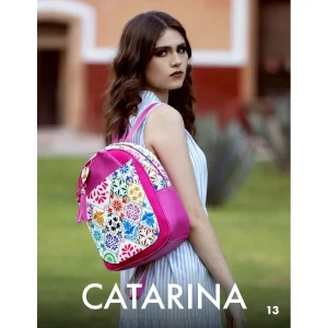 Catarina Mochila Artesanal Mexicana de Yute Moderna Chic
