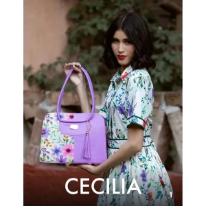 Cecilia Bolsa Artesanal Mexicana de Yute Elegante para Mujer