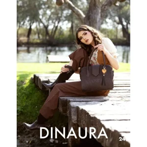 Dinaura Bolsa Artesanal Mexicana de Yute Linda Cómoda
